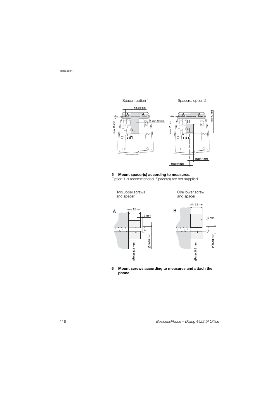AASTRA 4422 IP Office for BusinessPhone User Guide User Manual | Page 116 / 124