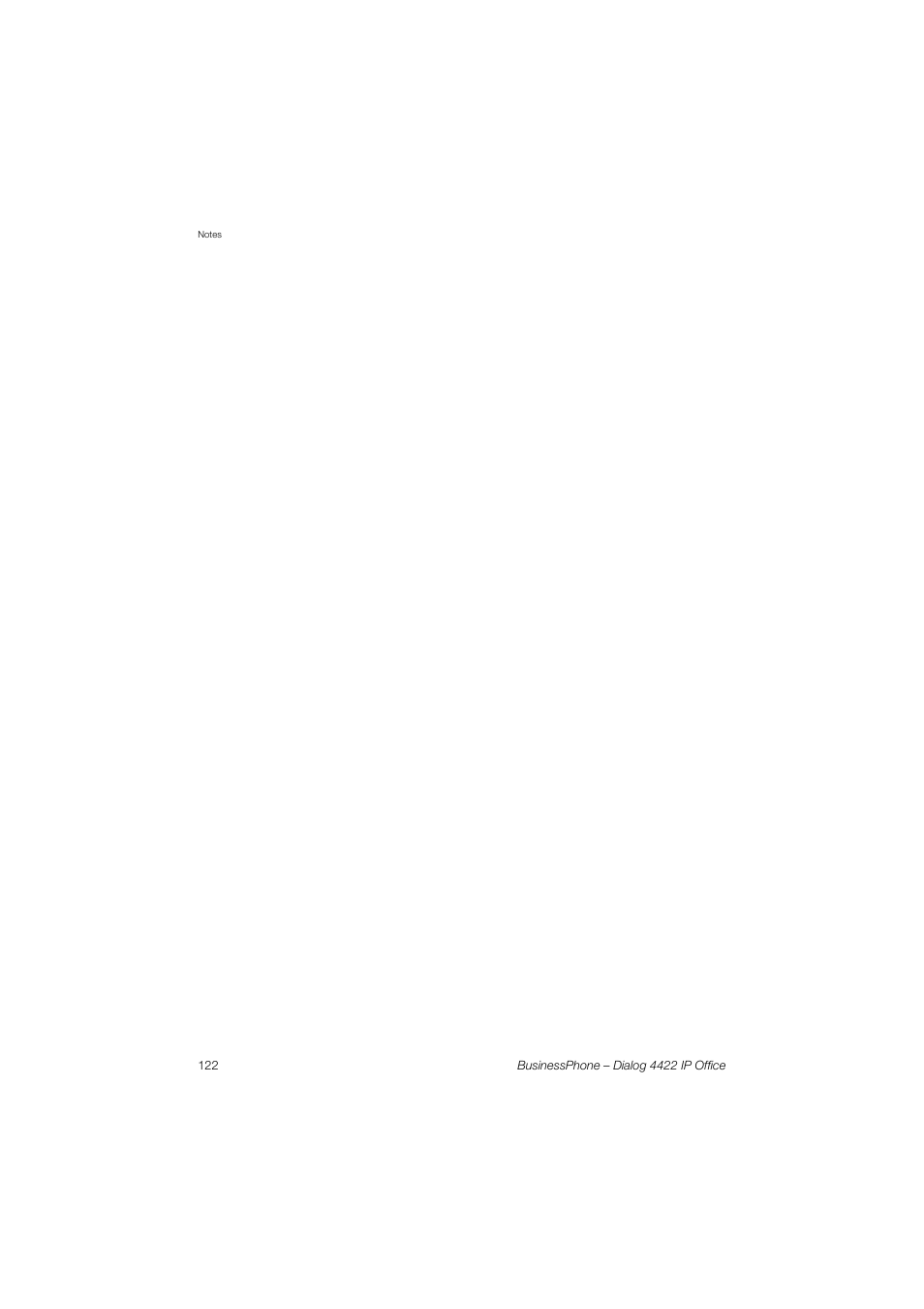 AASTRA 4422 IP Office for BusinessPhone User Guide User Manual | Page 122 / 124