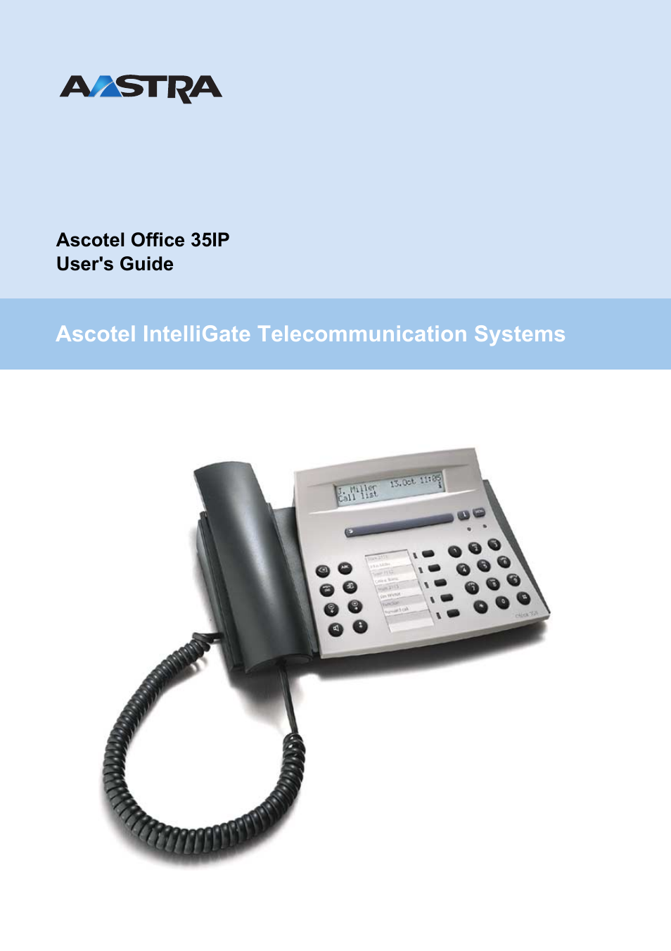 AASTRA Office 35IP User manual User Manual | 79 pages