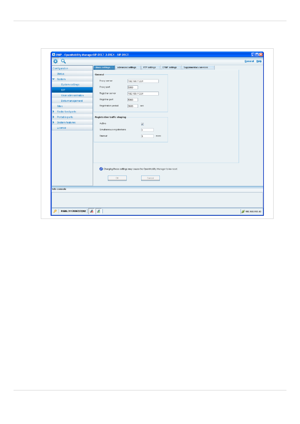 3 “sip” menu, Sip” menu | AASTRA SIP-DECT (Release 3.0)- OM System Manual - Installation, Administration and Maintenance EN User Manual | Page 103 / 241
