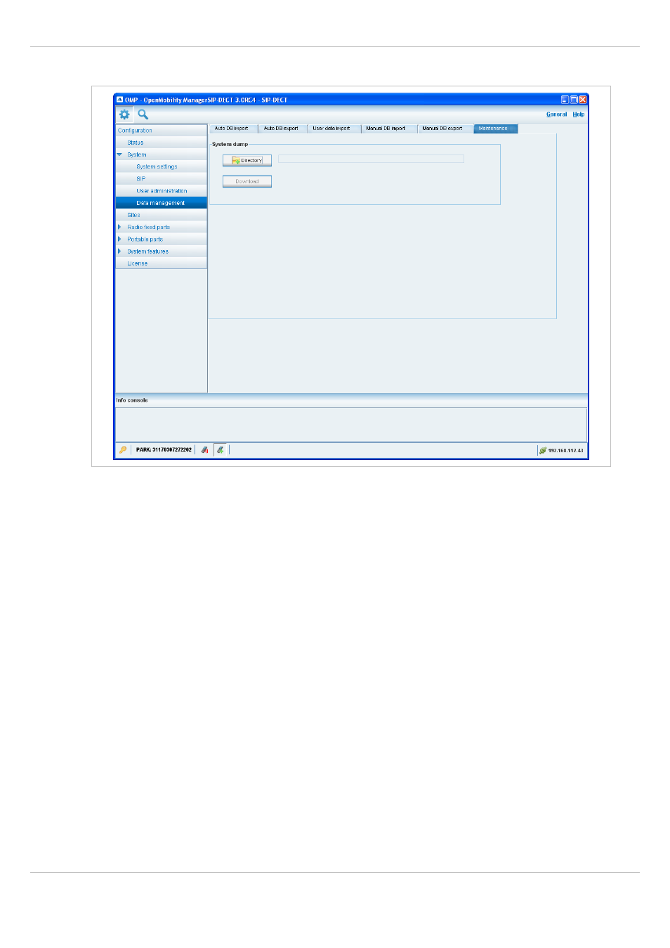 6 “maintenance” tab, Maintenance” tab | AASTRA SIP-DECT (Release 3.0)- OM System Manual - Installation, Administration and Maintenance EN User Manual | Page 113 / 241
