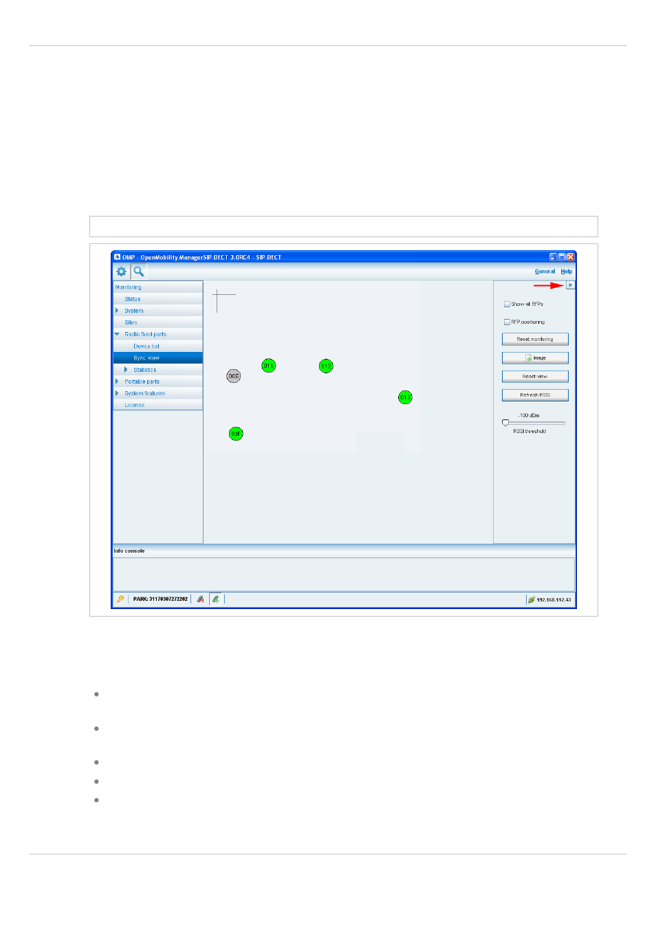 5 “sync view” menu, Sync view” menu | AASTRA SIP-DECT (Release 3.0)- OM System Manual - Installation, Administration and Maintenance EN User Manual | Page 126 / 241