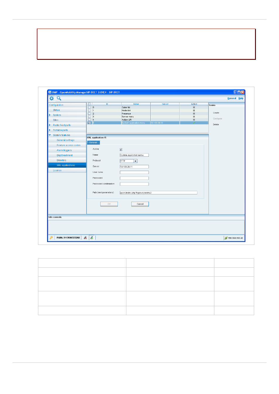 AASTRA SIP-DECT (Release 3.0)- OM System Manual - Installation, Administration and Maintenance EN User Manual | Page 149 / 241