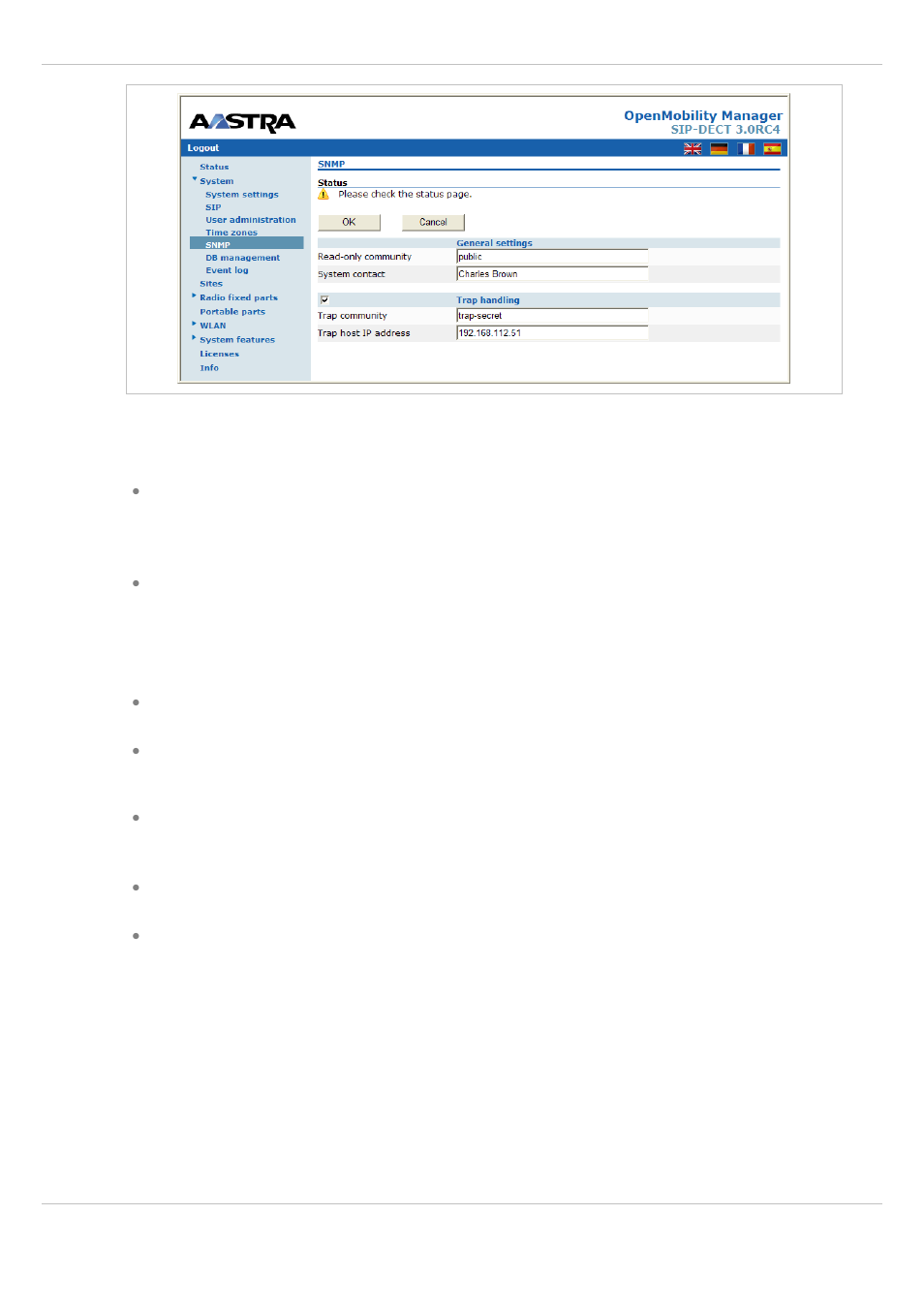 AASTRA SIP-DECT (Release 3.0)- OM System Manual - Installation, Administration and Maintenance EN User Manual | Page 57 / 241
