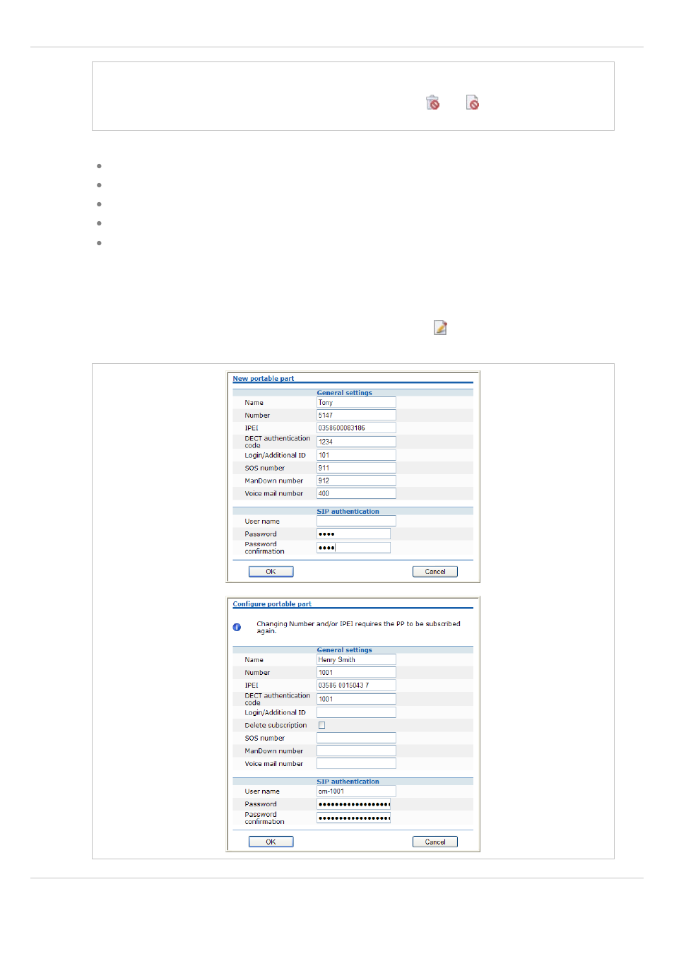 1 creating and changing pps, Creating and changing pps | AASTRA SIP-DECT (Release 3.0)- OM System Manual - Installation, Administration and Maintenance EN User Manual | Page 73 / 241