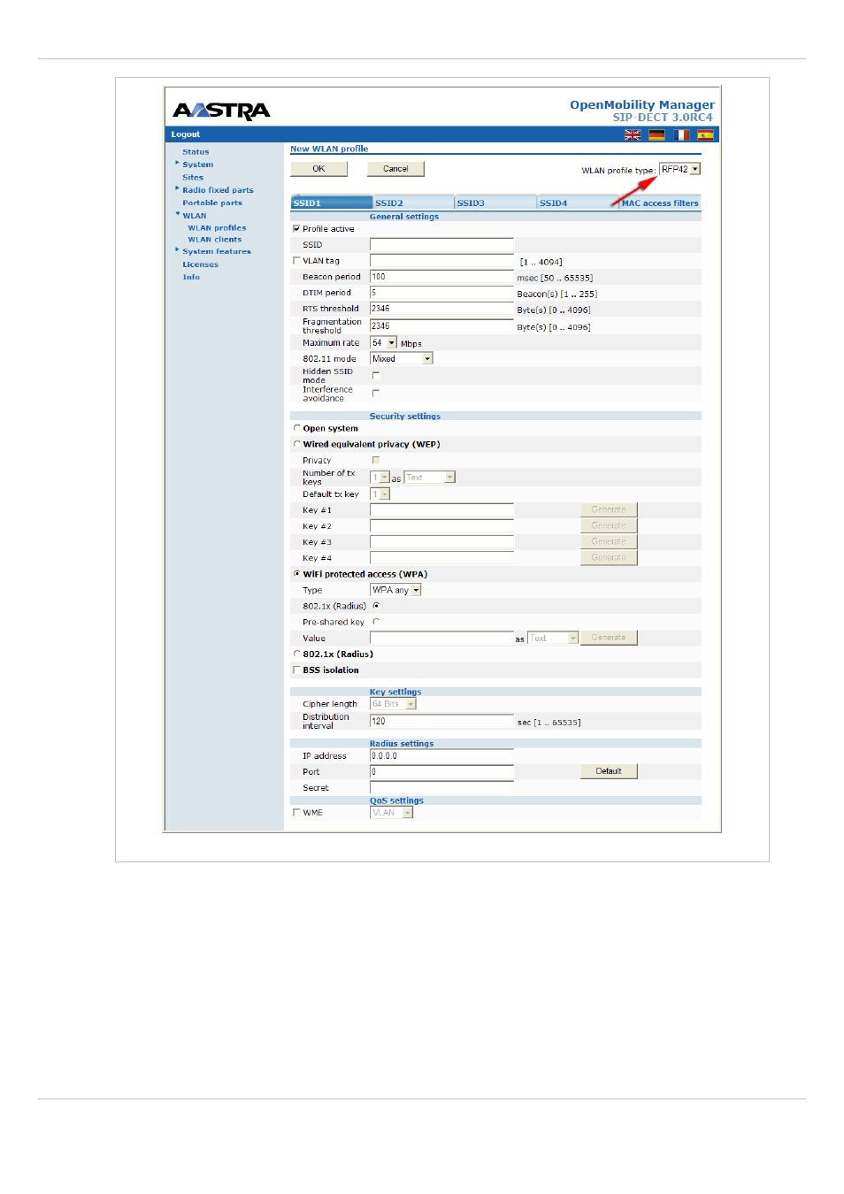 AASTRA SIP-DECT (Release 3.0)- OM System Manual - Installation, Administration and Maintenance EN User Manual | Page 82 / 241
