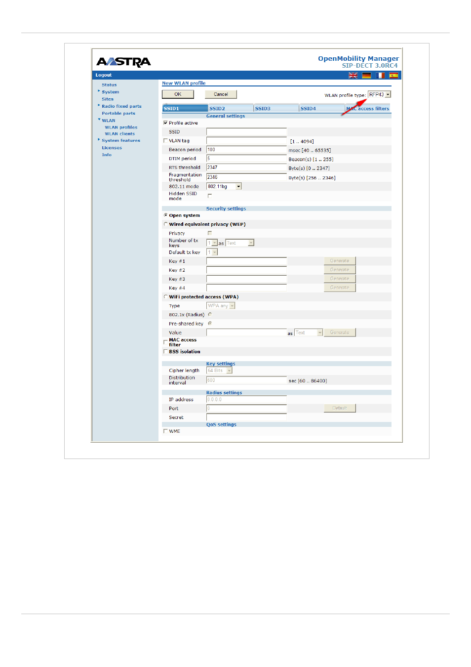 AASTRA SIP-DECT (Release 3.0)- OM System Manual - Installation, Administration and Maintenance EN User Manual | Page 83 / 241