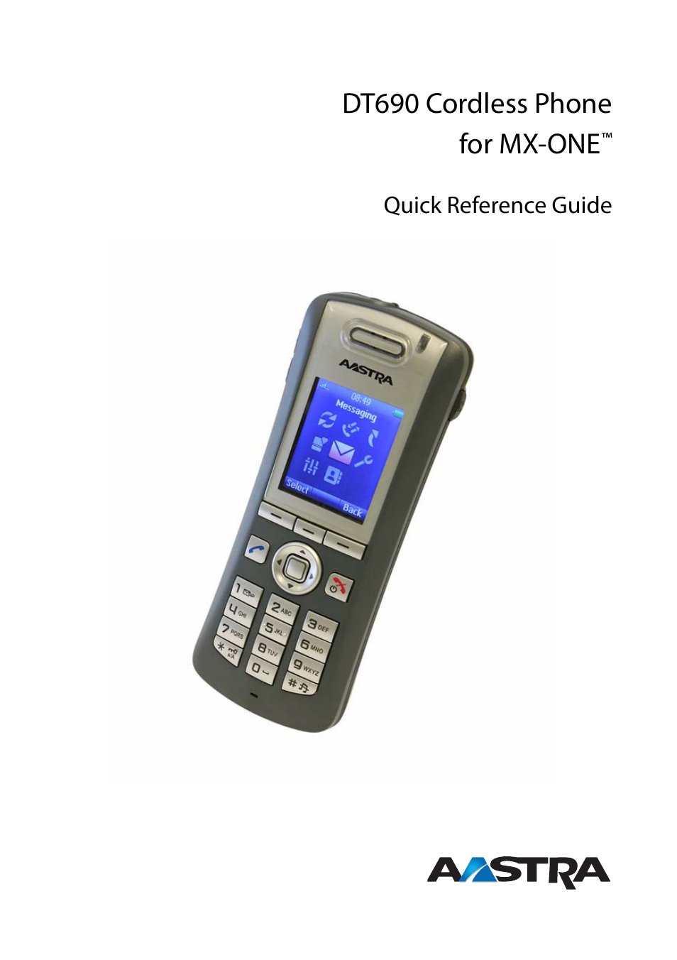 AASTRA DT690 for MX-ONE Quick Reference Guide User Manual | 168 pages