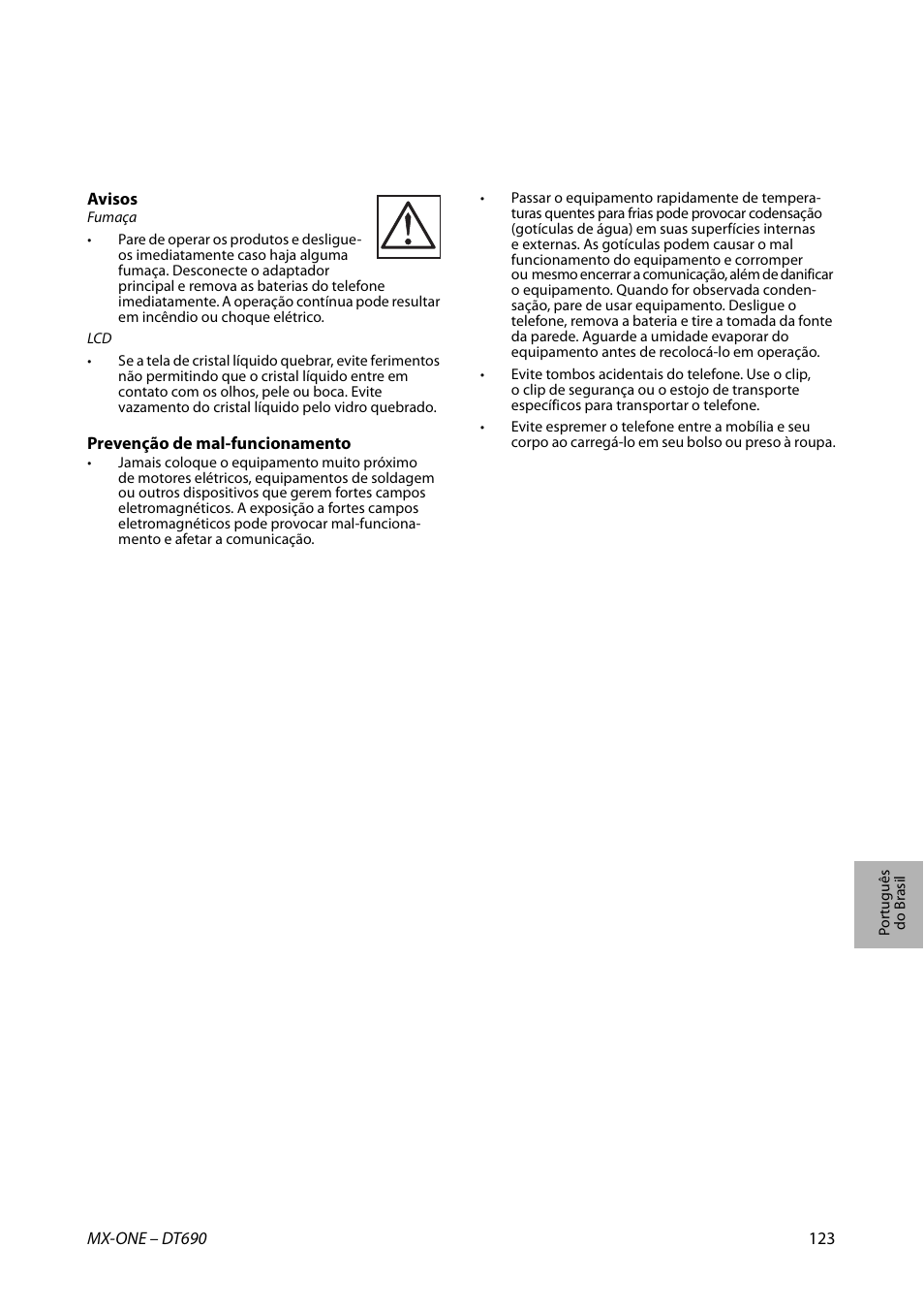 AASTRA DT690 for MX-ONE Quick Reference Guide User Manual | Page 123 / 168