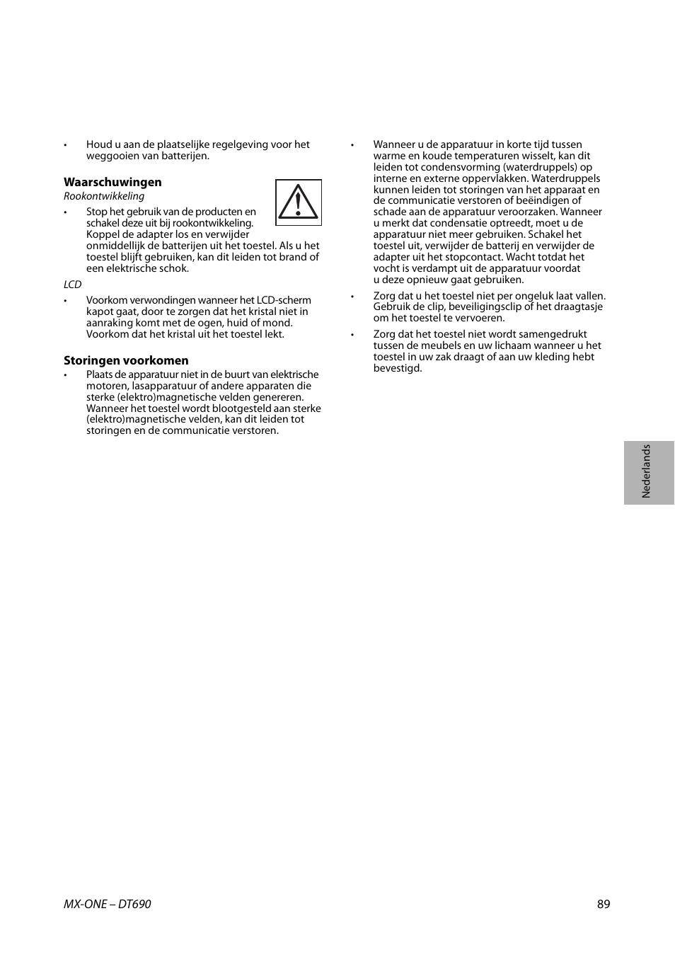 AASTRA DT690 for MX-ONE Quick Reference Guide User Manual | Page 89 / 168