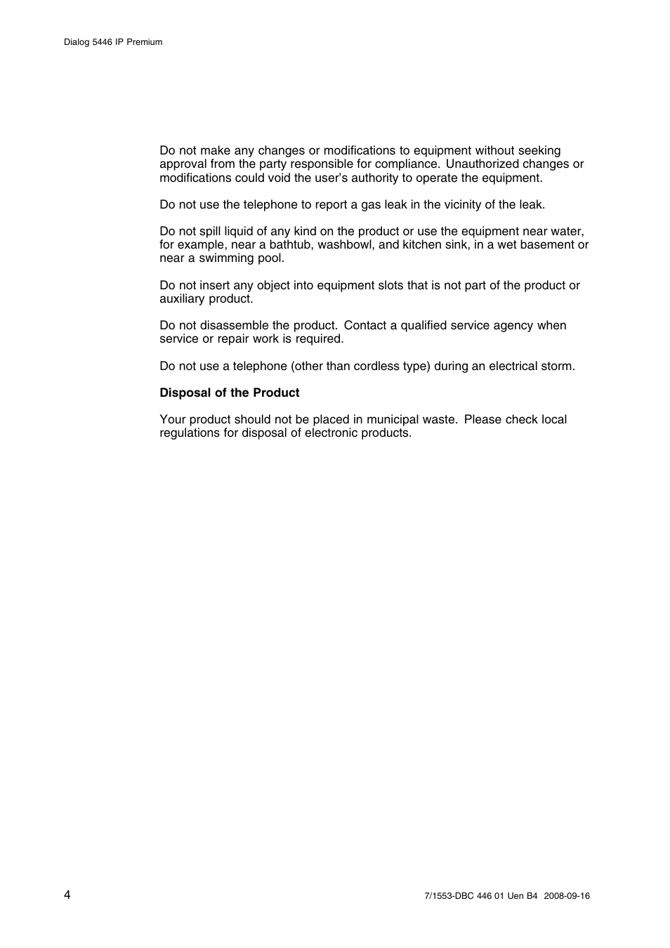AASTRA 7446ip (5446ip) for MD Evolution User Guide EN User Manual | Page 10 / 106
