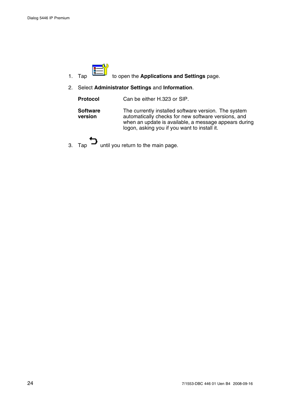 AASTRA 7446ip (5446ip) for MD Evolution User Guide EN User Manual | Page 30 / 106