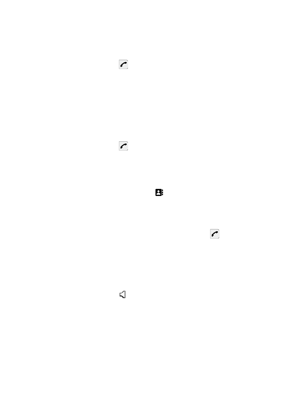 1 dialing a number from the call list, 2 dialing from contacts, 3 loudspeaking (handsfree) | 2 number presentation restriction | AASTRA DT390 for MX-ONE User Guide EN User Manual | Page 36 / 109