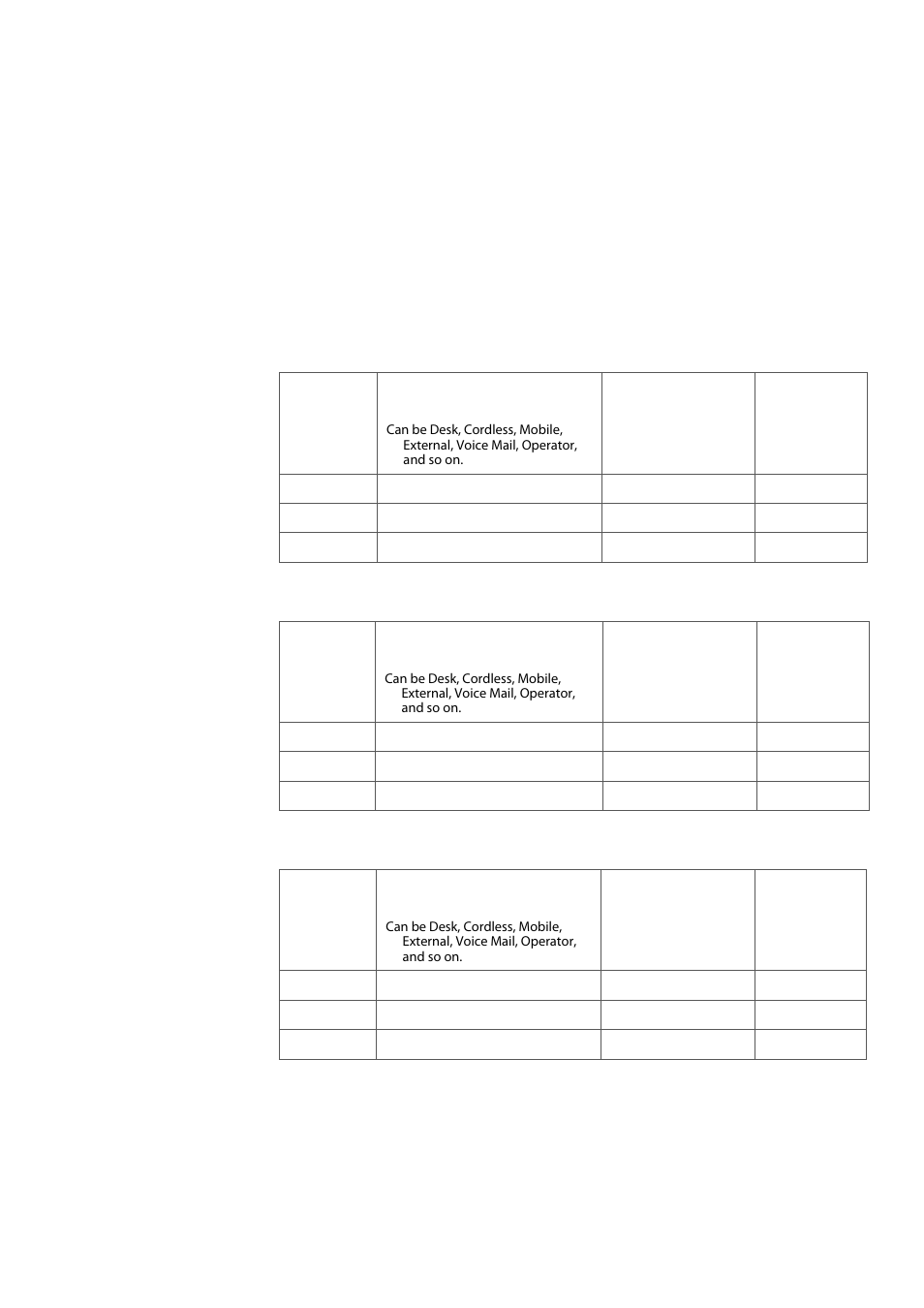 5 settings form for search profiles | AASTRA DT390 for MX-ONE User Guide EN User Manual | Page 67 / 109