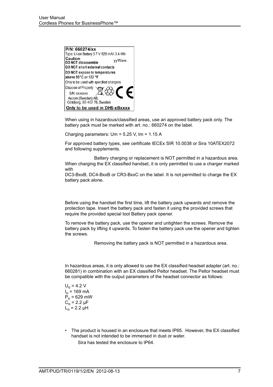 AASTRA DT4x3 for BusinessPhone User Guide EN User Manual | Page 13 / 96