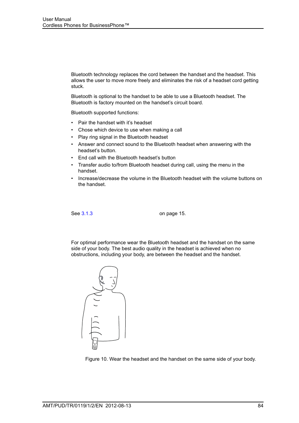 Appendix a: bluetooth headset, Figure 9 | AASTRA DT4x3 for BusinessPhone User Guide EN User Manual | Page 90 / 96