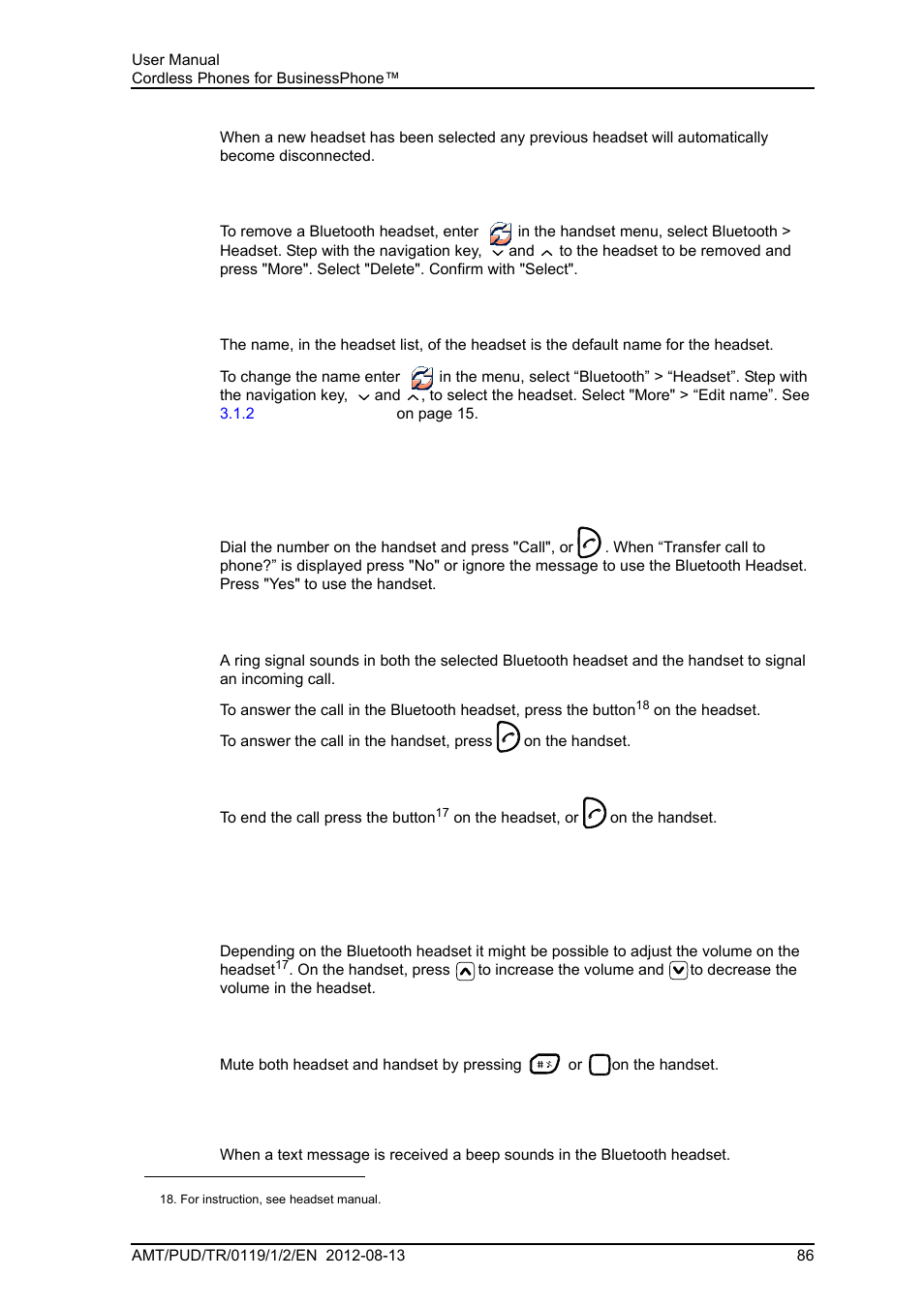 AASTRA DT4x3 for BusinessPhone User Guide EN User Manual | Page 92 / 96