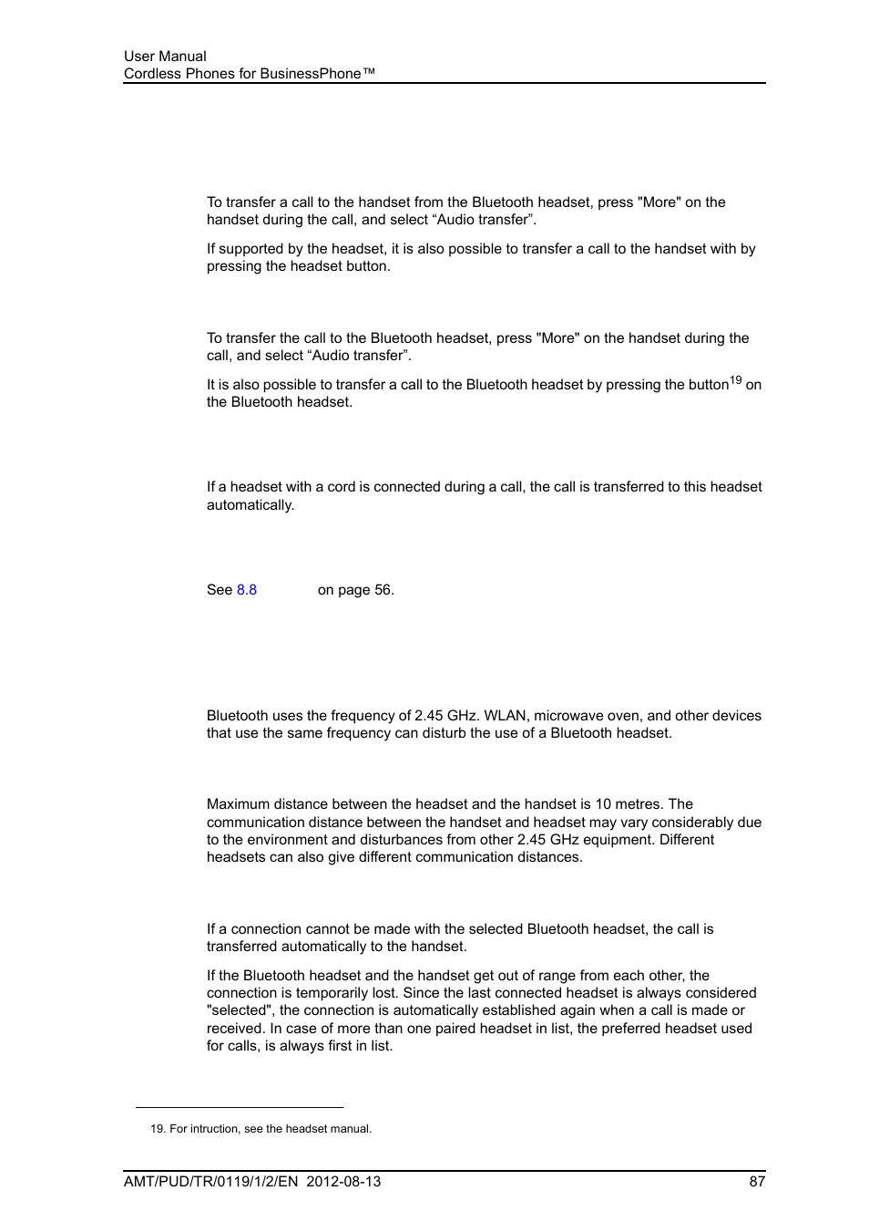 AASTRA DT4x3 for BusinessPhone User Guide EN User Manual | Page 93 / 96