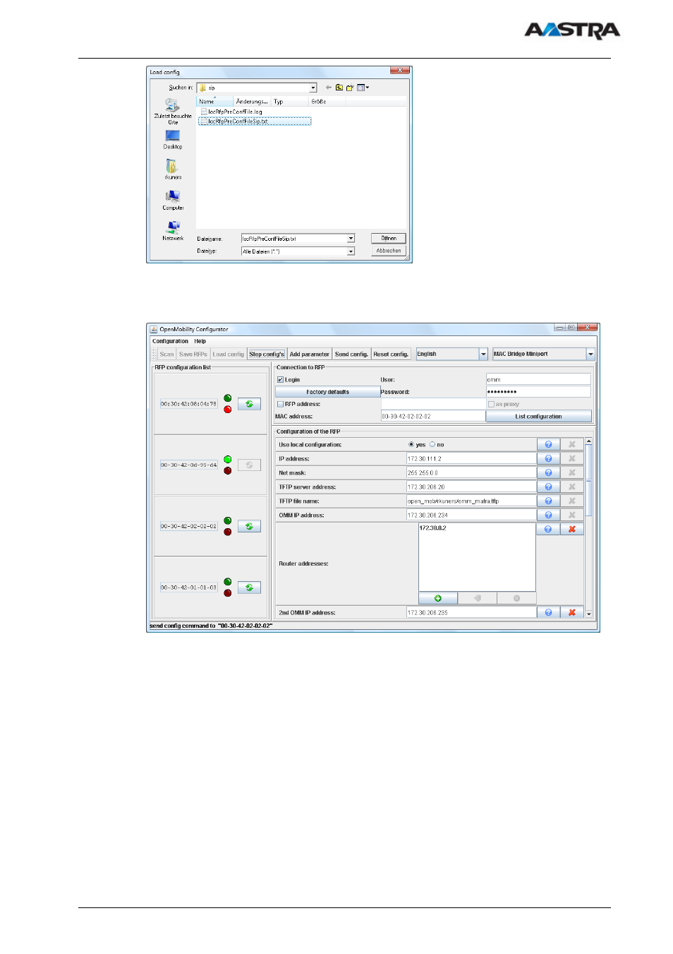 3 configuring the openmobility manager | AASTRA SIP-DECT (Release 1.8)-Installation- and Administration Guide EN User Manual | Page 32 / 104