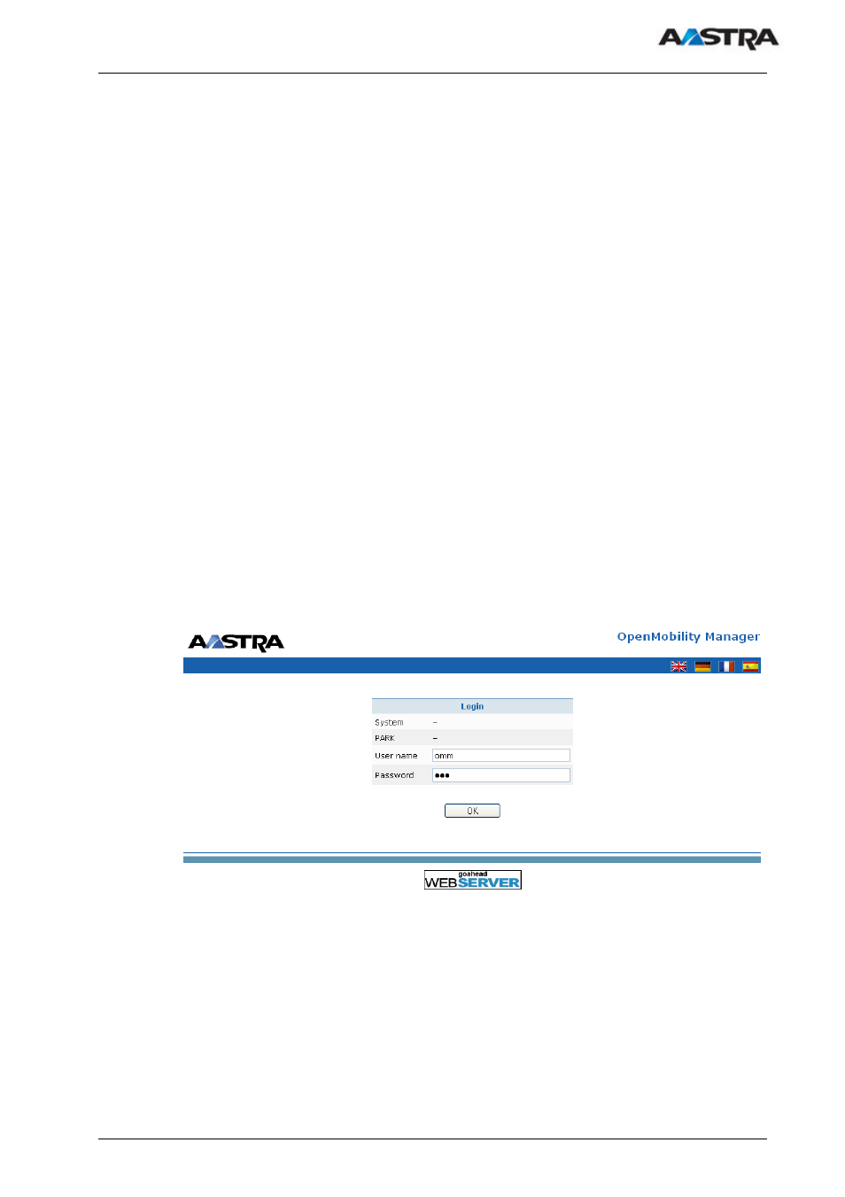 1 service login procedure | AASTRA SIP-DECT (Release 1.8)-Installation- and Administration Guide EN User Manual | Page 33 / 104
