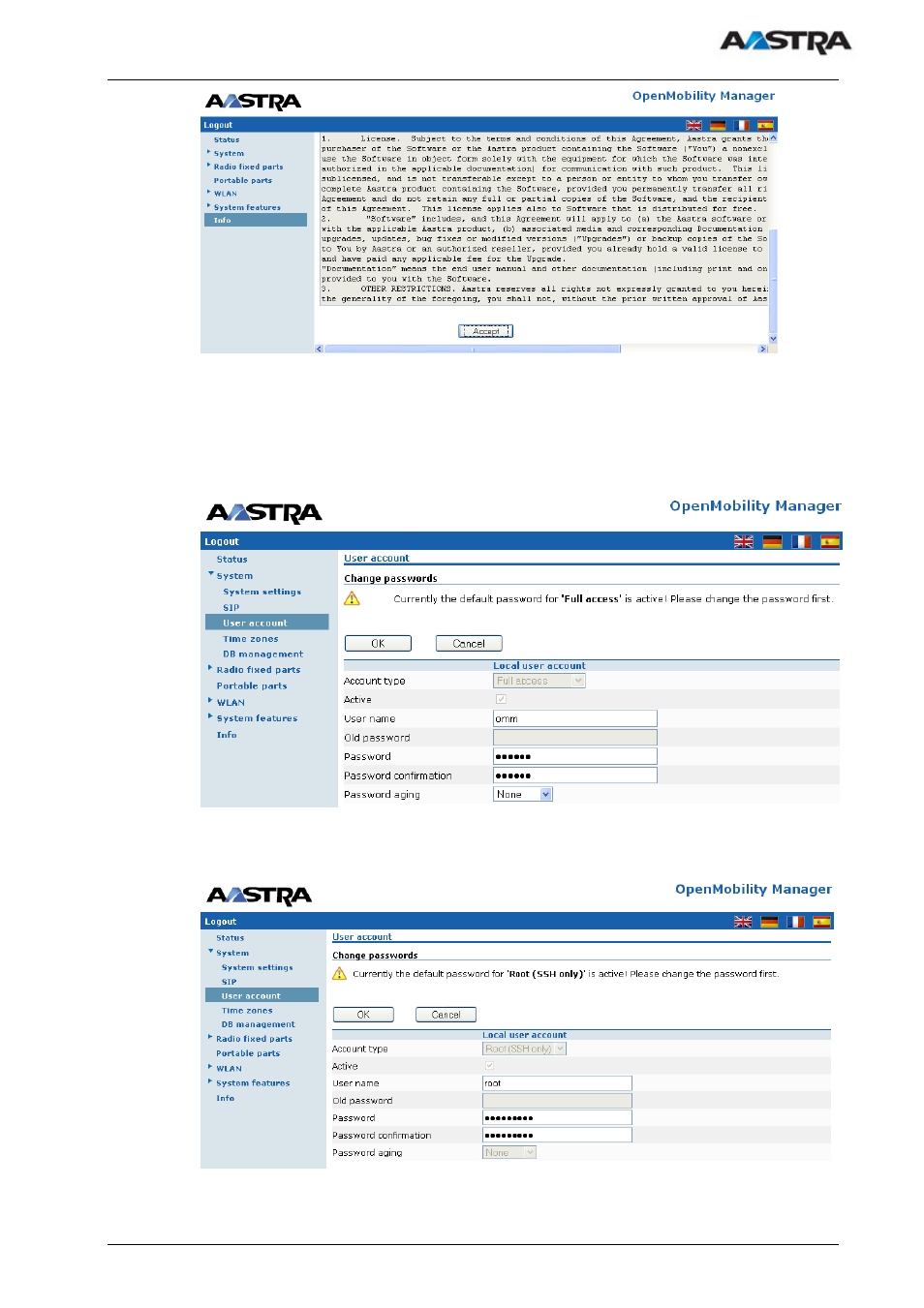 AASTRA SIP-DECT (Release 1.8)-Installation- and Administration Guide EN User Manual | Page 34 / 104