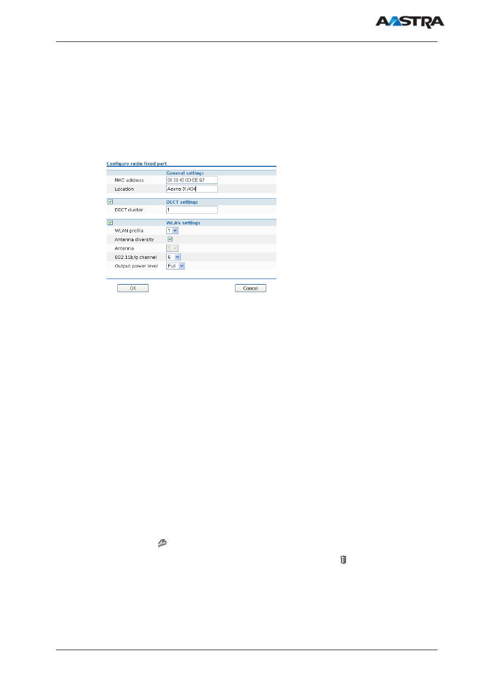 1 creating and changing rfps | AASTRA SIP-DECT (Release 1.8)-Installation- and Administration Guide EN User Manual | Page 49 / 104