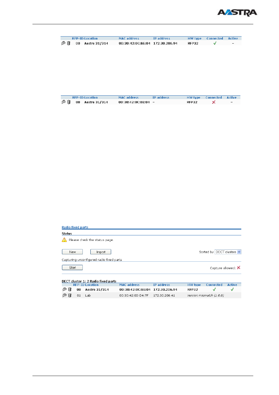 AASTRA SIP-DECT (Release 1.8)-Installation- and Administration Guide EN User Manual | Page 52 / 104