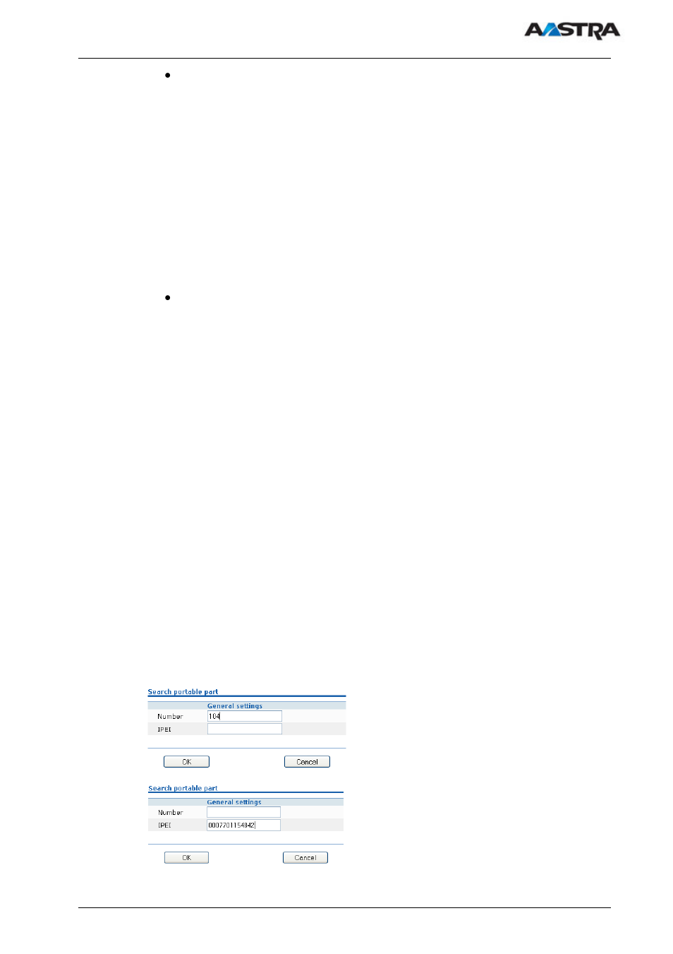 3 searching within pp list | AASTRA SIP-DECT (Release 1.8)-Installation- and Administration Guide EN User Manual | Page 57 / 104