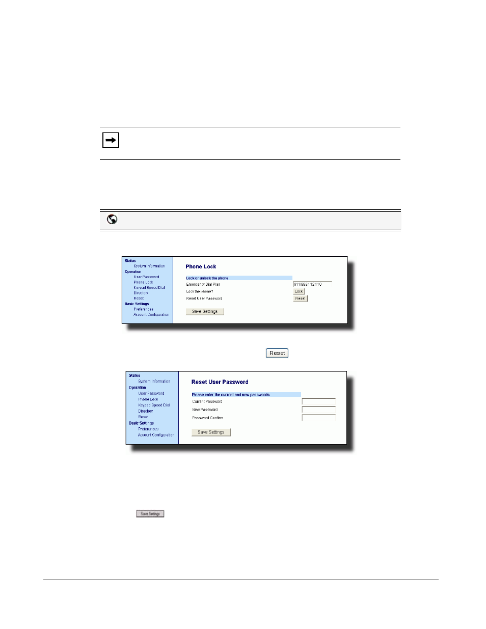 Resetting a user password, Reset a user password, Customizing your phone | AASTRA 6751i User Guide EN User Manual | Page 46 / 138