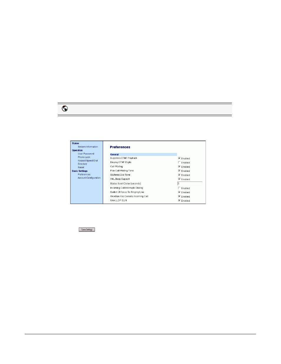 Status scroll delay, Configuring status scroll delay, Additional features | AASTRA 6751i User Guide EN User Manual | Page 99 / 138