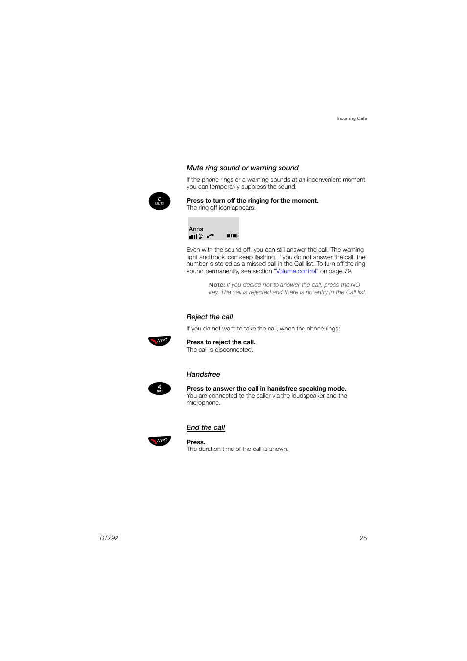 AASTRA DT292 for MX-ONE User Guide EN User Manual | Page 25 / 104