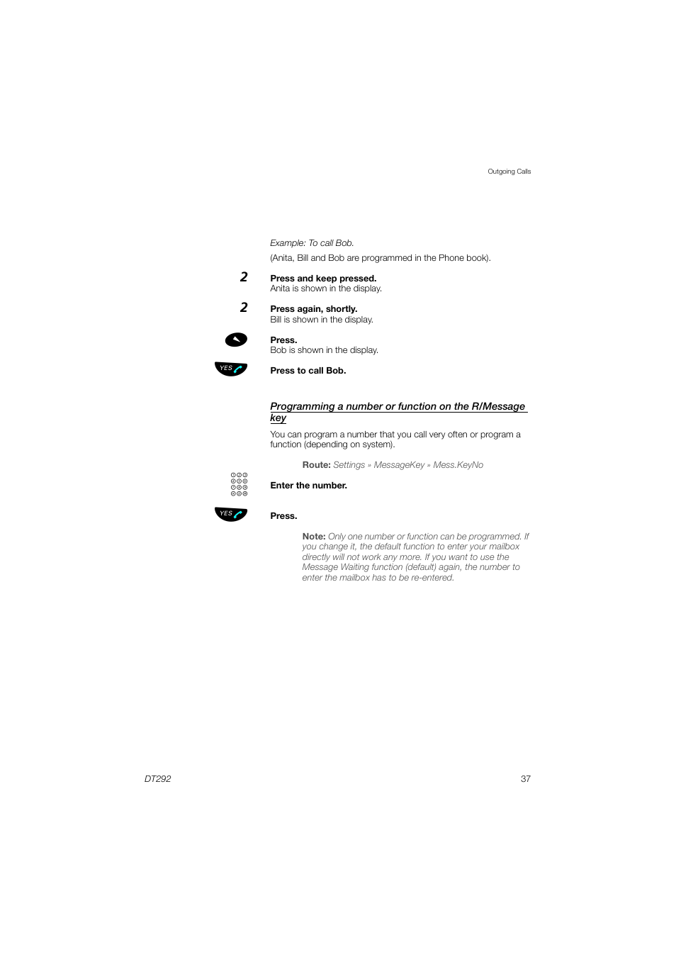 AASTRA DT292 for MX-ONE User Guide EN User Manual | Page 37 / 104