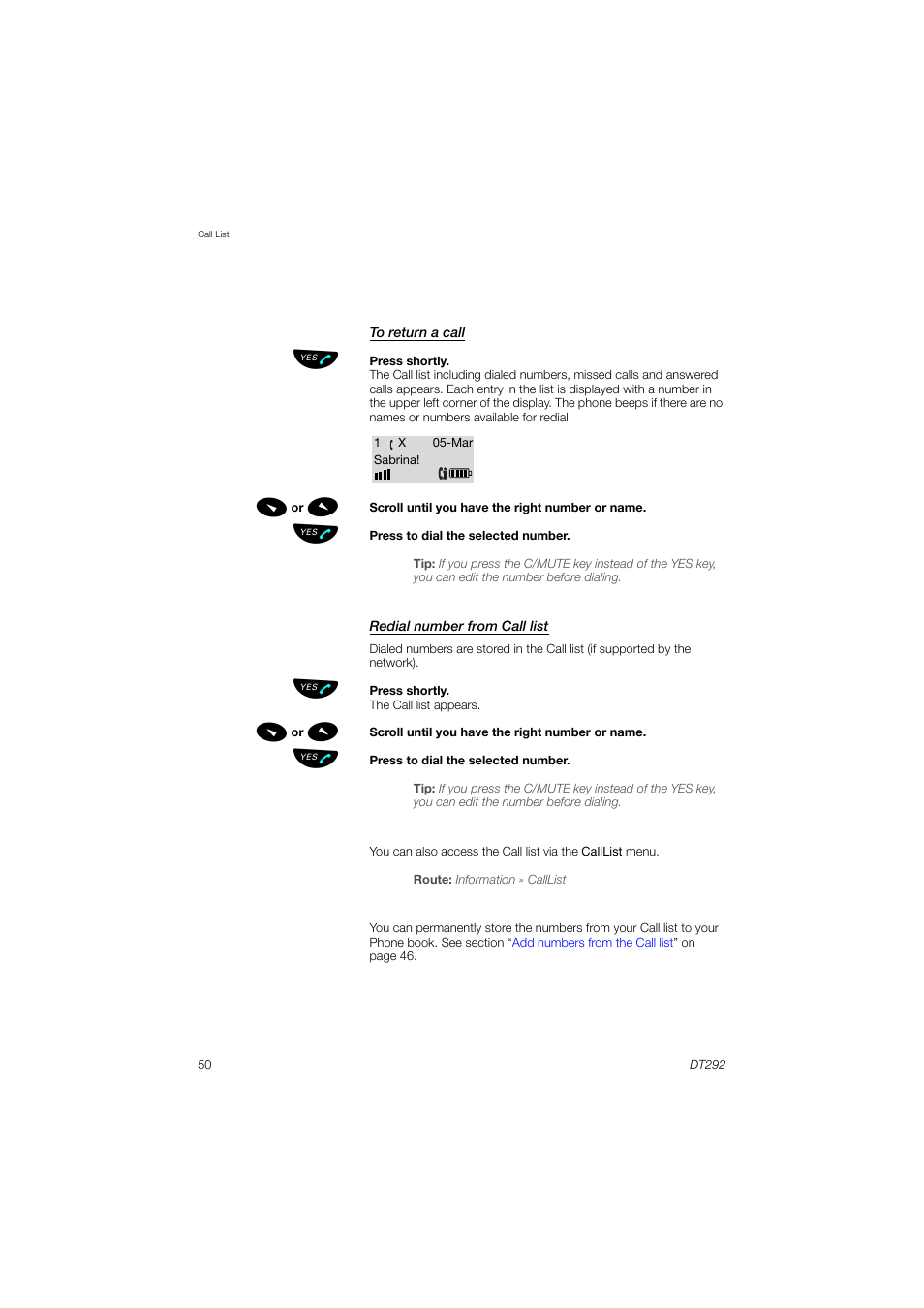 AASTRA DT292 for MX-ONE User Guide EN User Manual | Page 50 / 104