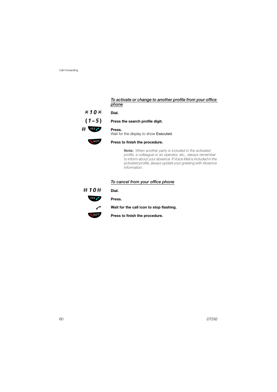 AASTRA DT292 for MX-ONE User Guide EN User Manual | Page 60 / 104