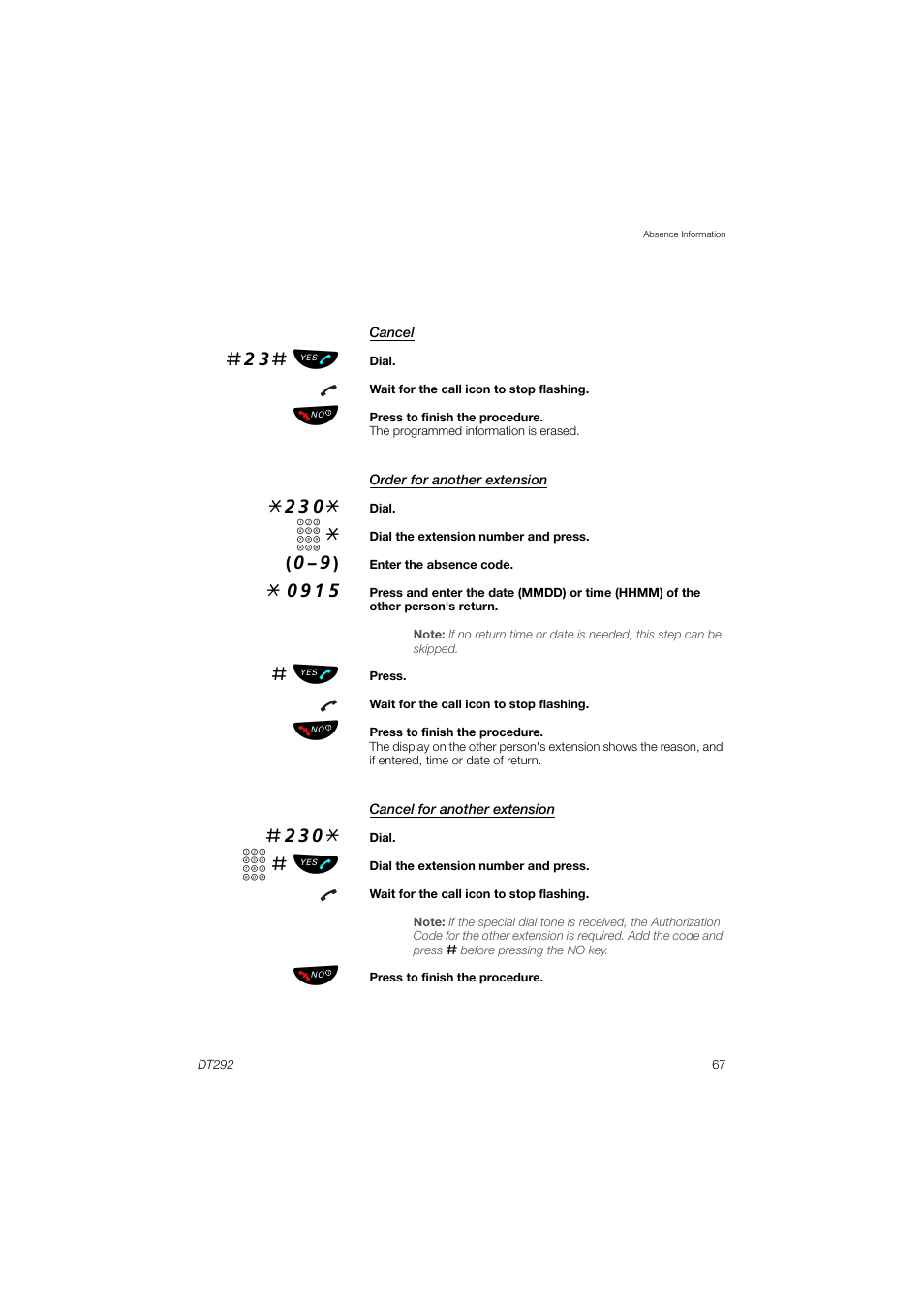 23# ь ы, Z # ь ы | AASTRA DT292 for MX-ONE User Guide EN User Manual | Page 67 / 104