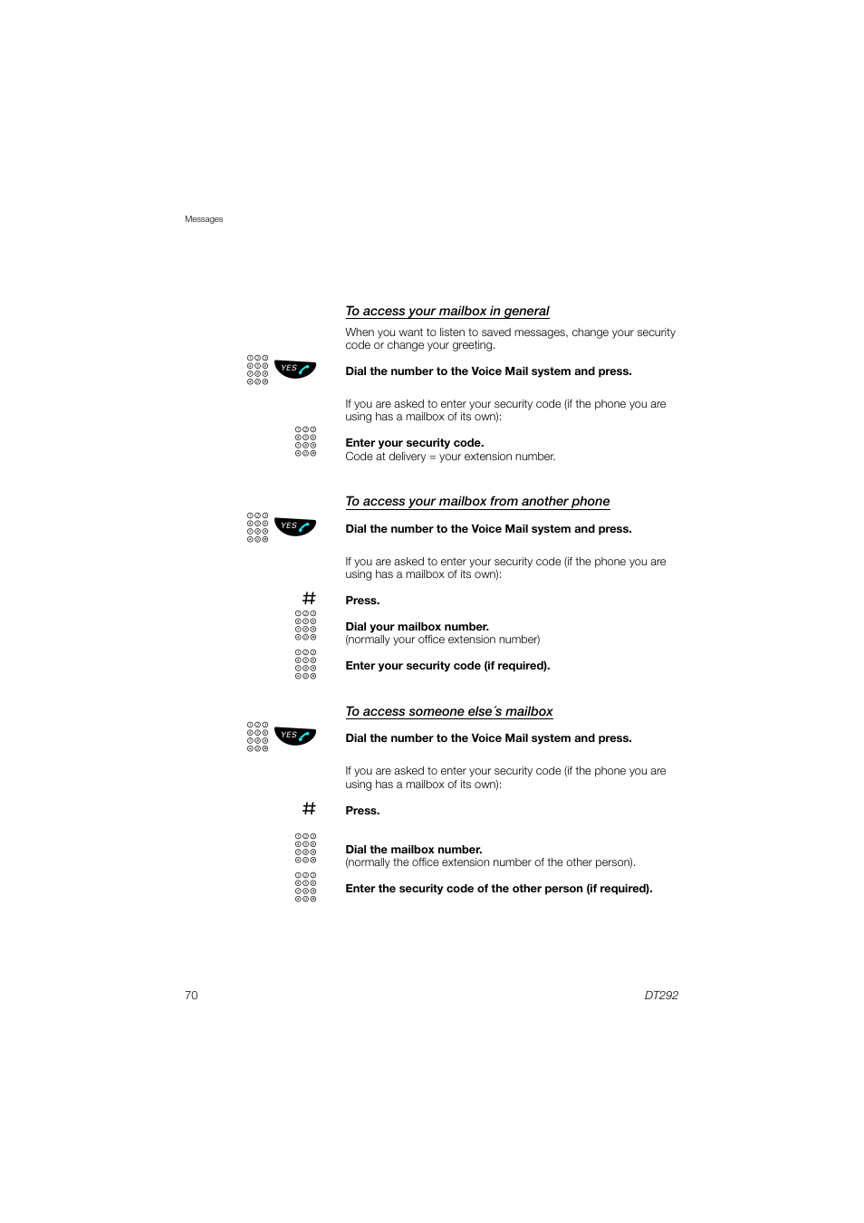 Zь ы | AASTRA DT292 for MX-ONE User Guide EN User Manual | Page 70 / 104