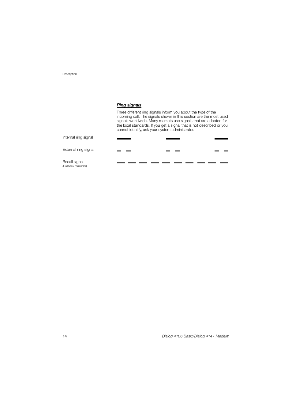 AASTRA 4147 Medium for MX-ONE (TSW) User Guide EN User Manual | Page 14 / 84