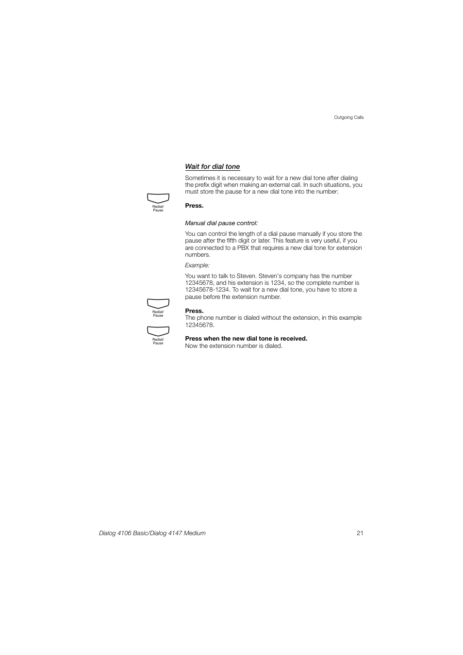 AASTRA 4147 Medium for MX-ONE (TSW) User Guide EN User Manual | Page 21 / 84