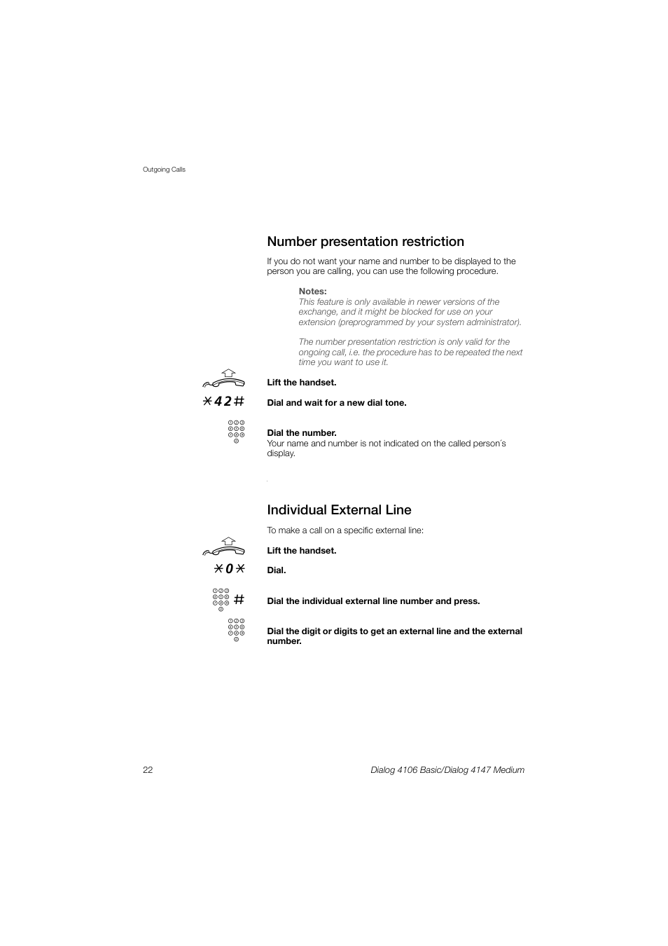 AASTRA 4147 Medium for MX-ONE (TSW) User Guide EN User Manual | Page 22 / 84