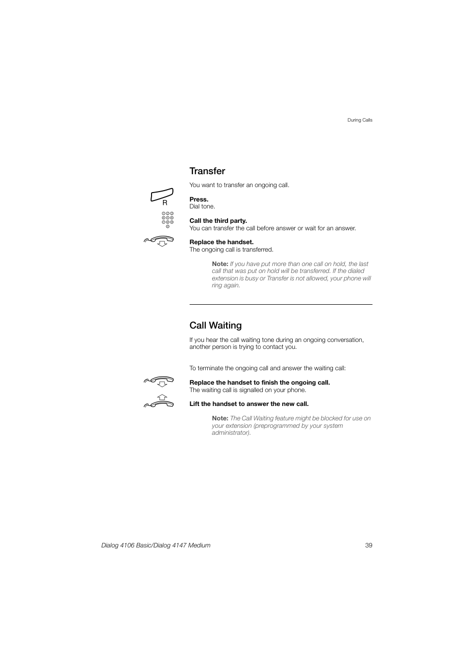 AASTRA 4147 Medium for MX-ONE (TSW) User Guide EN User Manual | Page 39 / 84