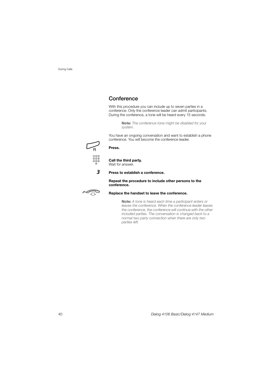 AASTRA 4147 Medium for MX-ONE (TSW) User Guide EN User Manual | Page 40 / 84