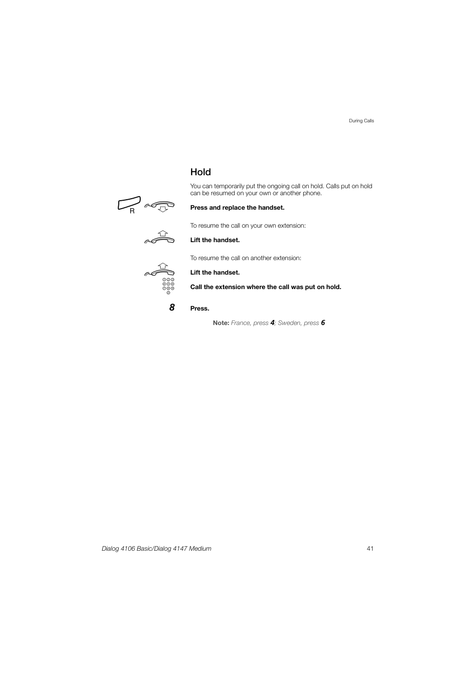 AASTRA 4147 Medium for MX-ONE (TSW) User Guide EN User Manual | Page 41 / 84
