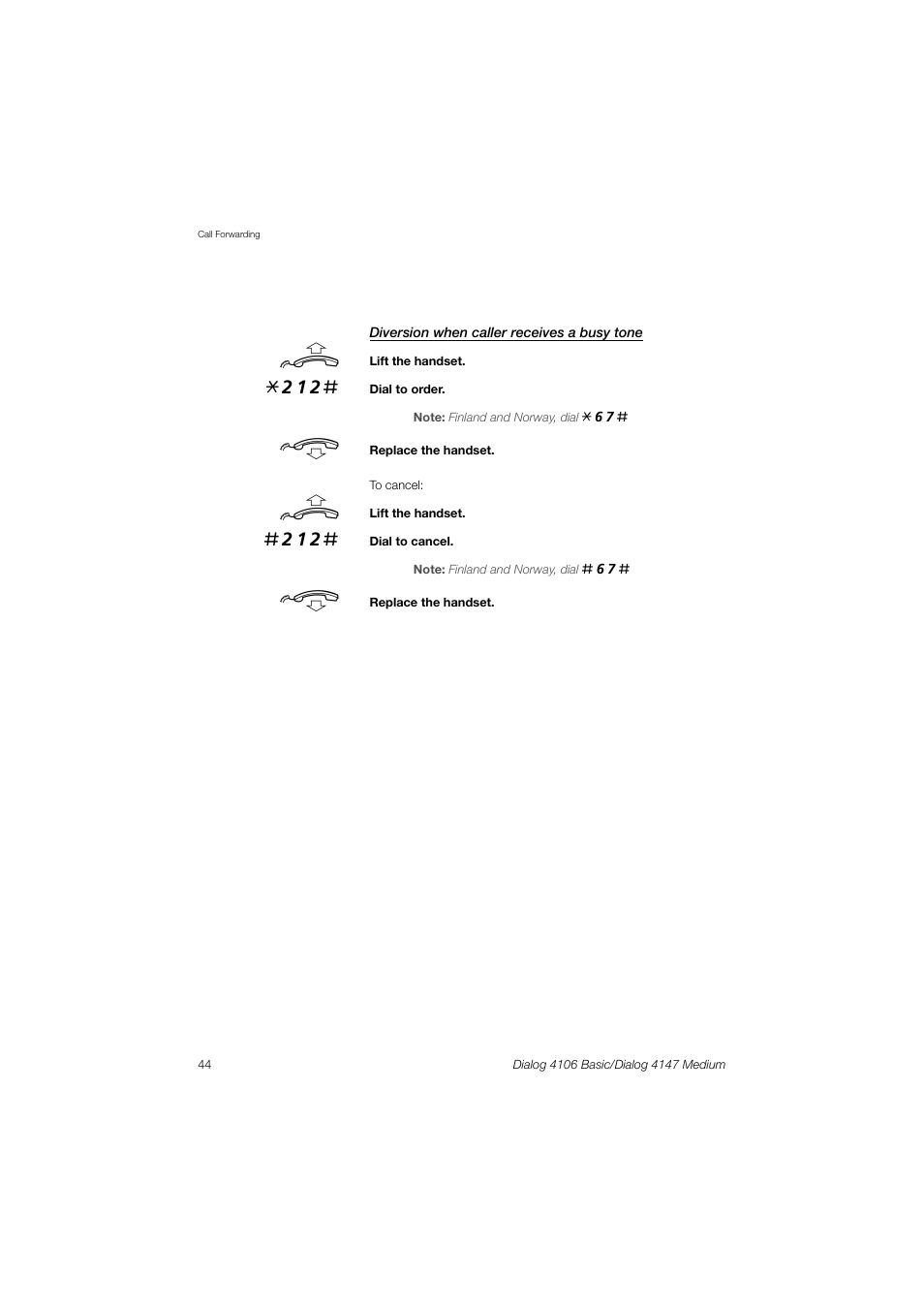 AASTRA 4147 Medium for MX-ONE (TSW) User Guide EN User Manual | Page 44 / 84