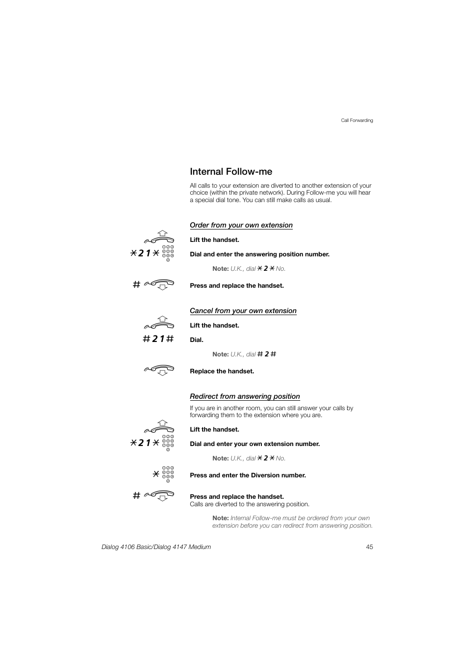 21* z | AASTRA 4147 Medium for MX-ONE (TSW) User Guide EN User Manual | Page 45 / 84