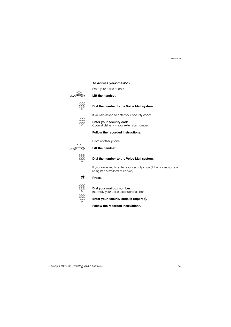 AASTRA 4147 Medium for MX-ONE (TSW) User Guide EN User Manual | Page 59 / 84