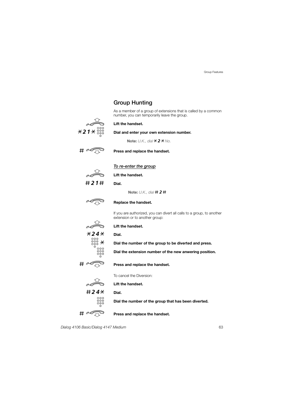 21* z | AASTRA 4147 Medium for MX-ONE (TSW) User Guide EN User Manual | Page 63 / 84