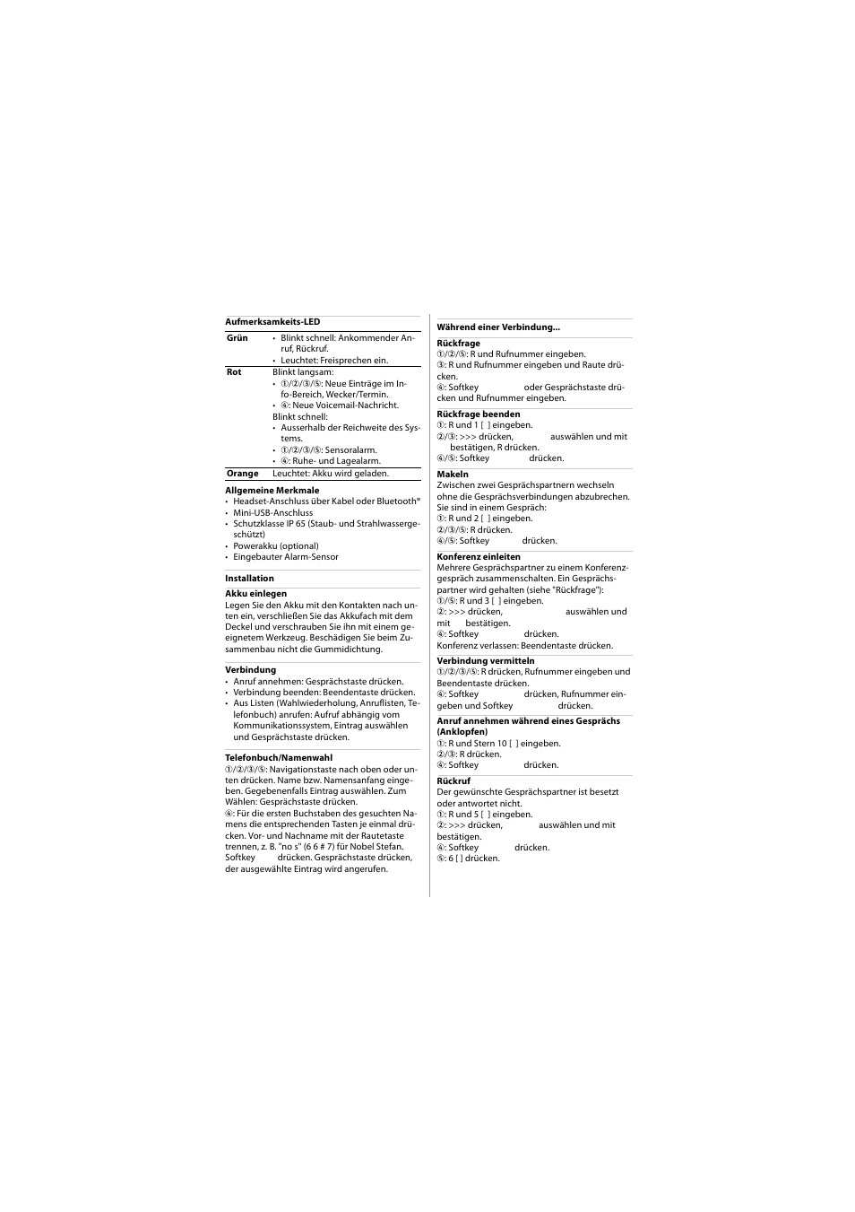 AASTRA 630 for Aastra 400 Quick User Guide User Manual | Page 3 / 30