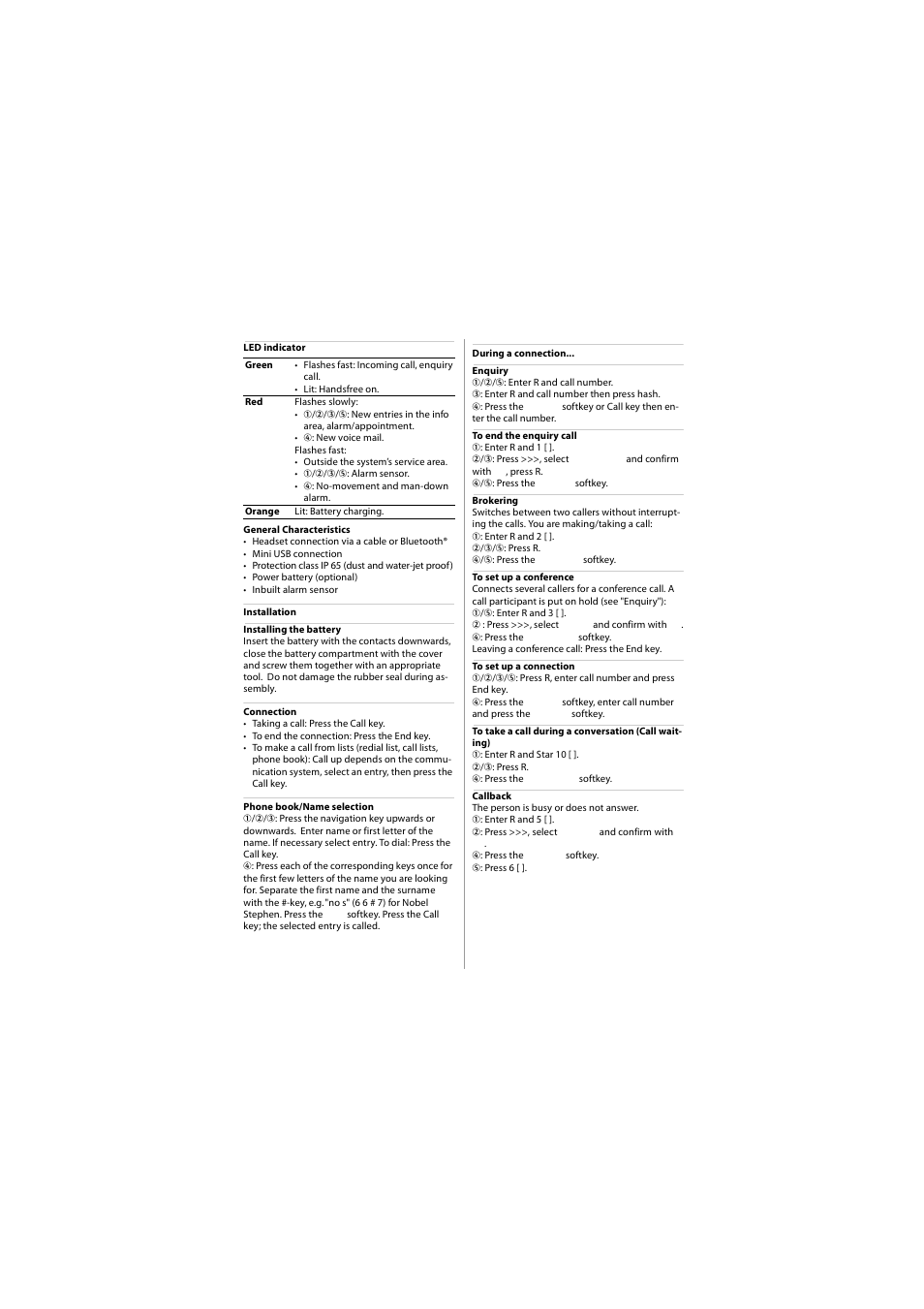 AASTRA 630 for Aastra 400 Quick User Guide User Manual | Page 5 / 30