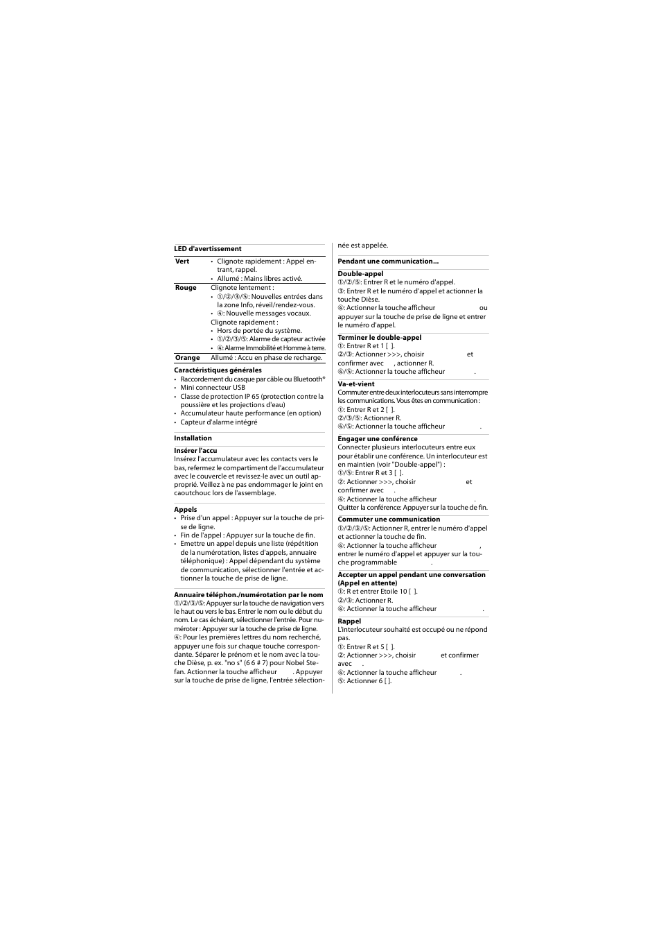 AASTRA 630 for Aastra 400 Quick User Guide User Manual | Page 7 / 30