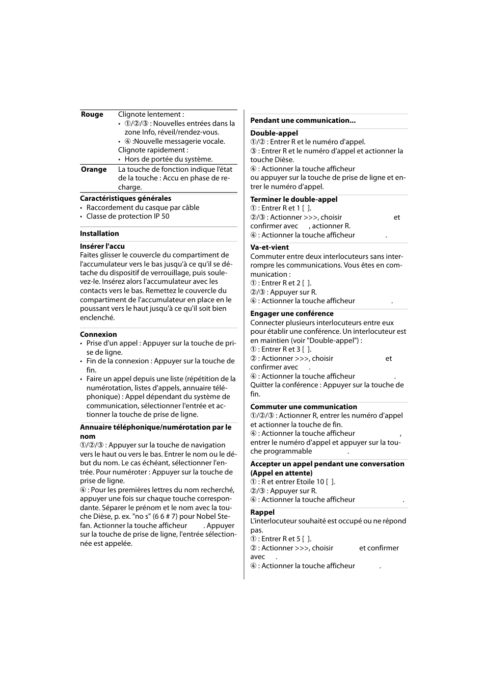 AASTRA 610d Quick User Guide User Manual | Page 9 / 30